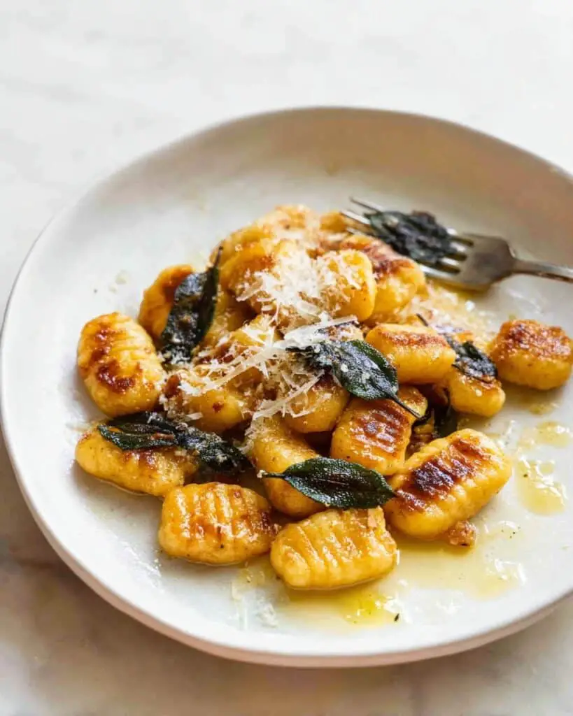 Easy Pumpkin Gnocchi with Sage Butter Sauce Recipe