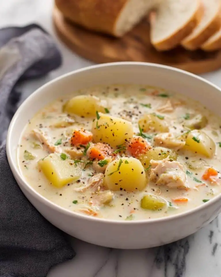 Slow Cooker Garlic Parmesan Chicken Stew Recipe