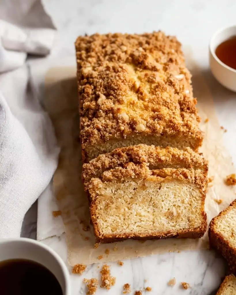 Apple Bread with Cinnamon Streusel Recipe