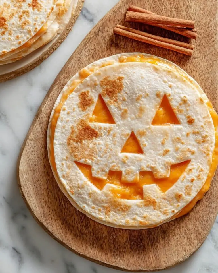 Easy Jack-o’-Lantern Quesadillas Recipe