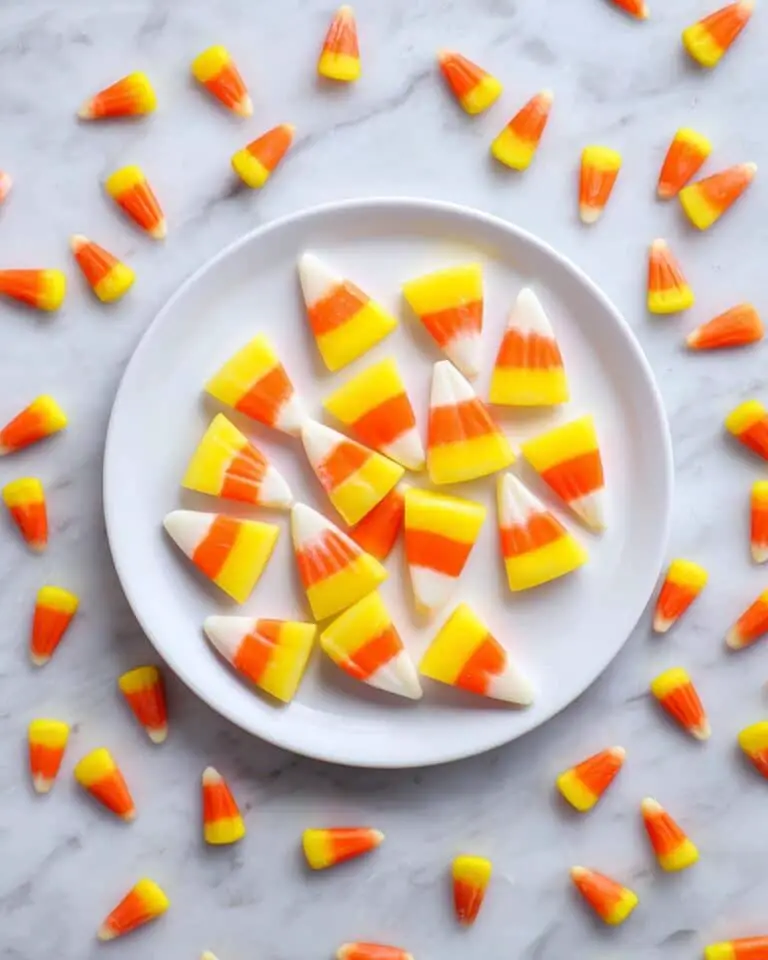 Easy Candy Corn Jello Shots Recipe