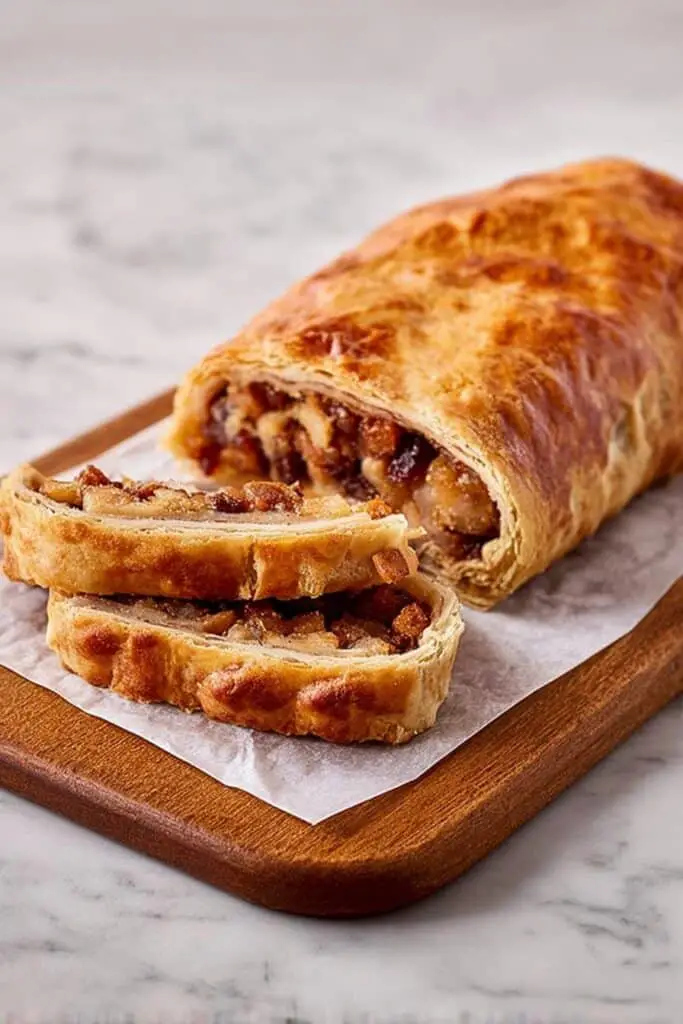 Apple Strudel with Cinnamon and Raisins Recipe