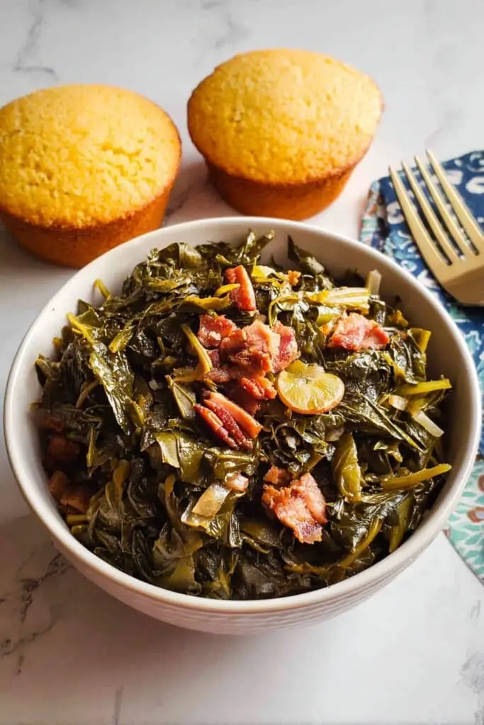 Slow Cooker Collard Greens with Smoked Turkey Recipe