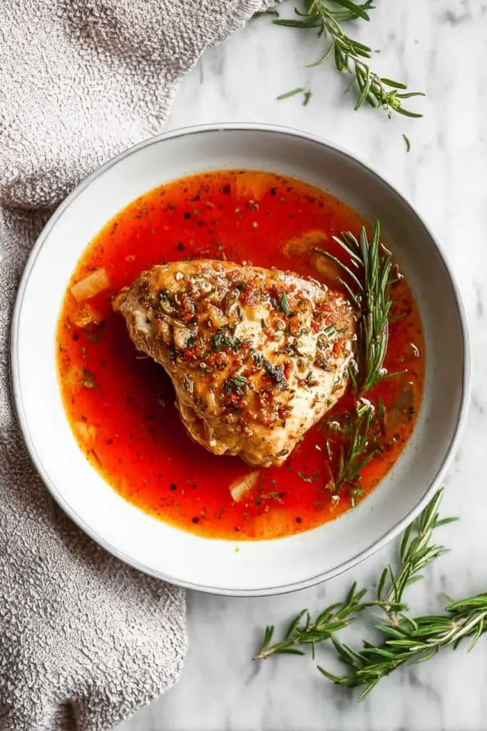 Instant Pot Turkey Thighs with Tomato and Herbs Recipe