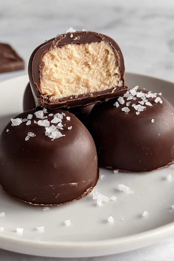 High Protein Frozen Peanut Butter Greek Yogurt Bites Recipe