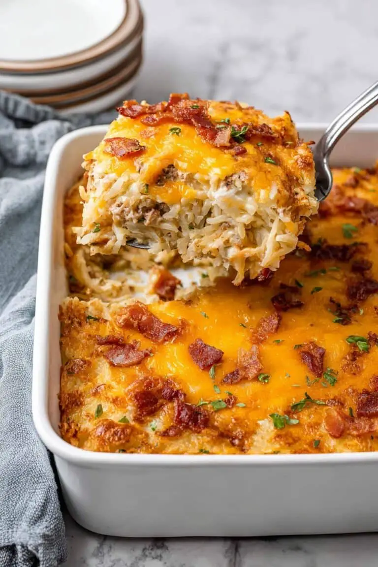 Ultimate Breakfast Casserole with Sausage and Hashbrowns Recipe