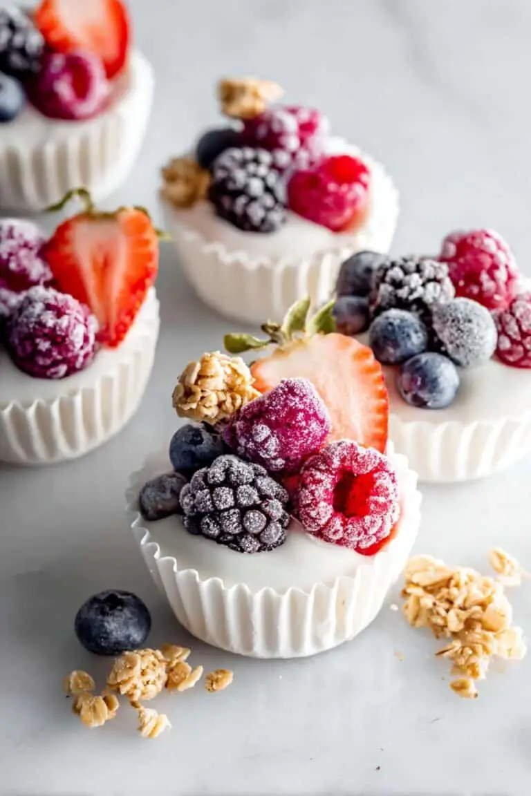 Frozen Yogurt Granola Cups Recipe