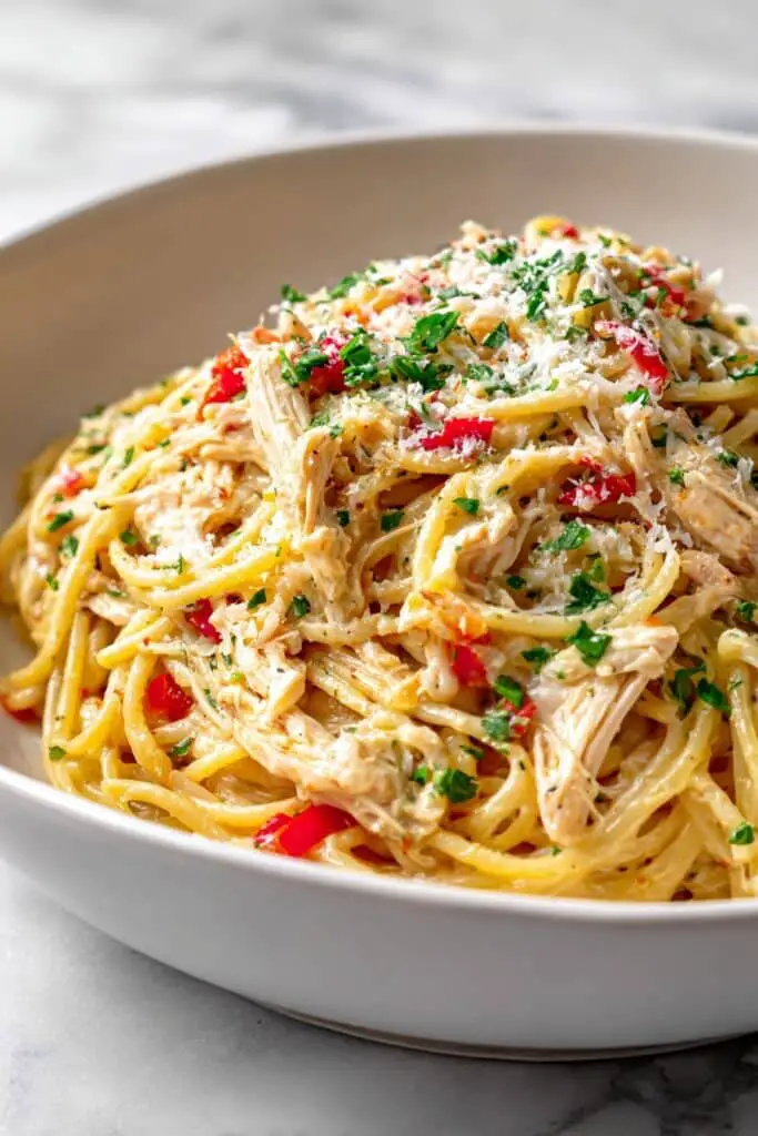 Southern Chicken Spaghetti Bake Recipe