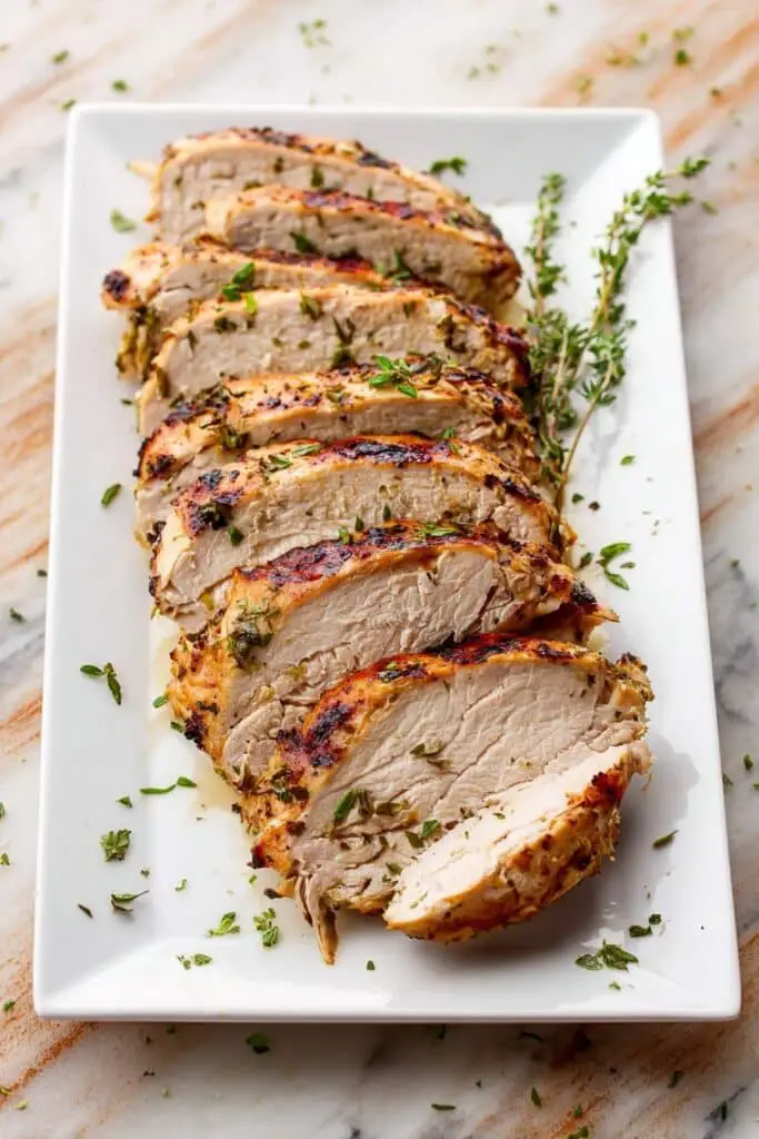 Grilled Herb-Butter Turkey Recipe