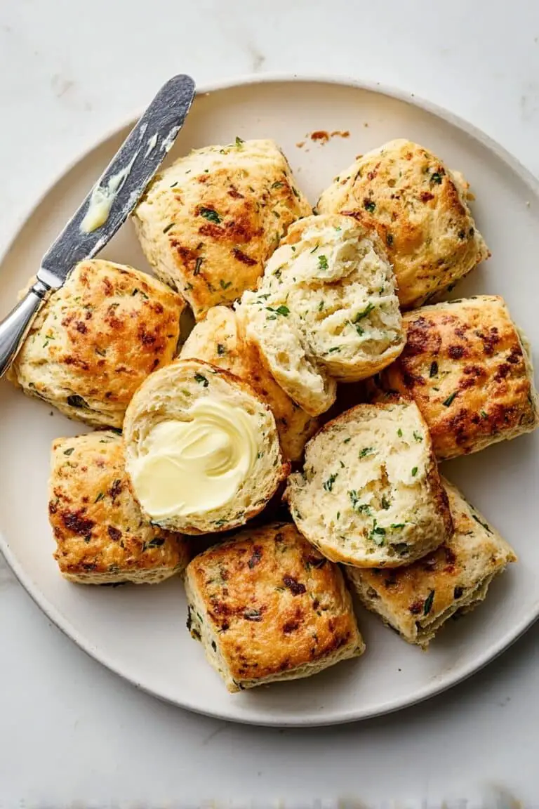Onion Chive and Parmesan Biscuits Recipe