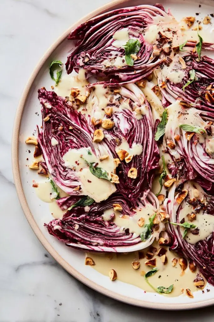 Radicchio Salad with Crème Fraîche Vinaigrette Recipe
