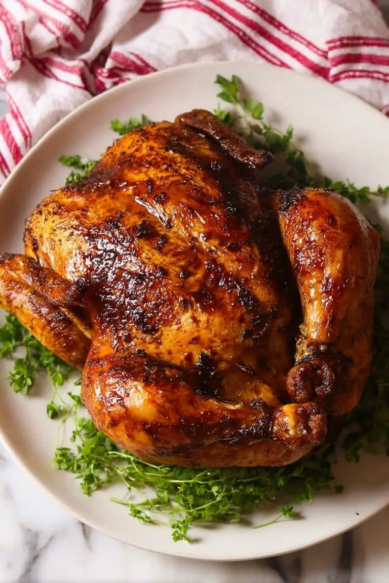 Crock-Pot Whole Chicken with a Brown Sugar and Spice Rub Recipe