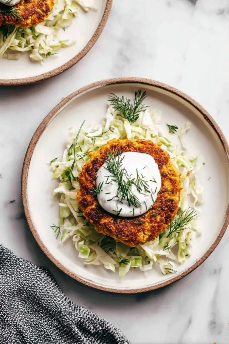 Salmon Burgers with Fresh Slaw Recipe