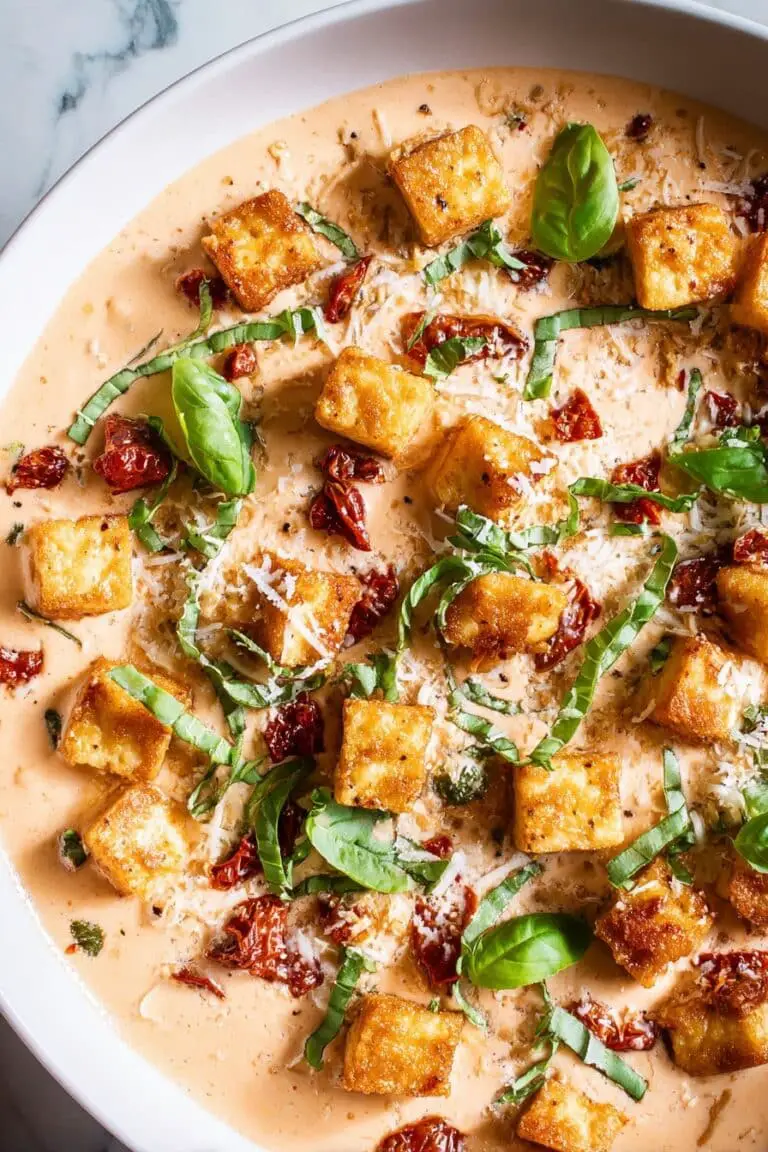Marry Me Tofu in Creamy Tomato Sauce Recipe