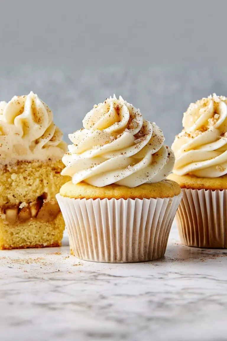 Apple Pie-Stuffed Cupcakes Recipe