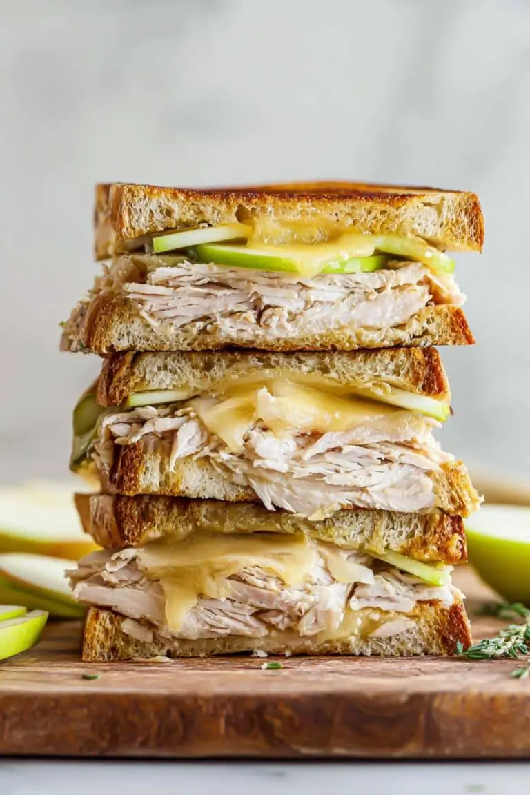 Apple Grilled Cheese with Turkey Recipe