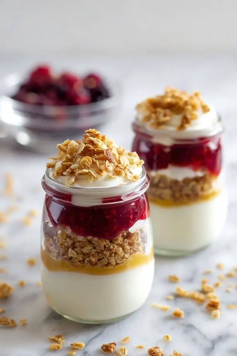 Leftover Cranberry Sauce Parfait Recipe