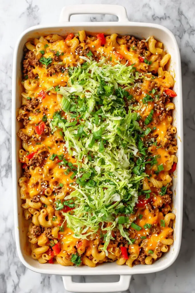 Cheddar Hamburger Casserole Recipe
