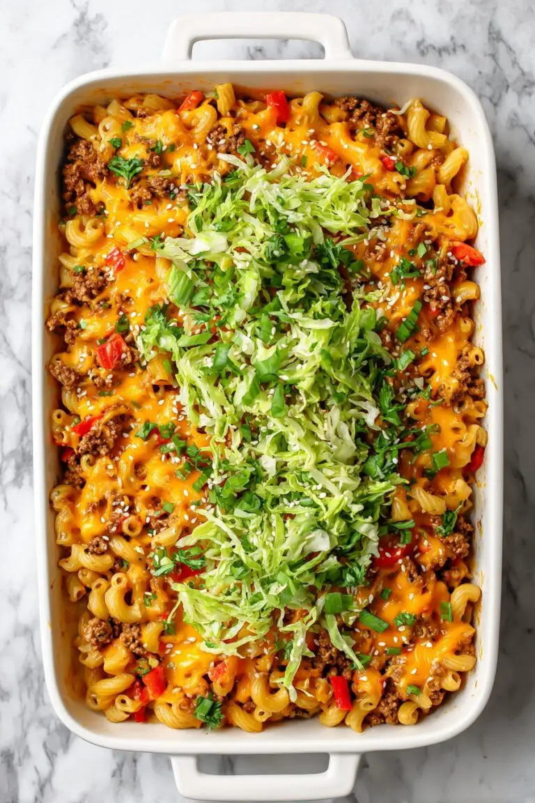 Cheddar Hamburger Casserole Recipe
