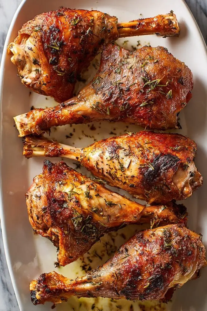 Roasted Herb-Seasoned Turkey Leg Recipe