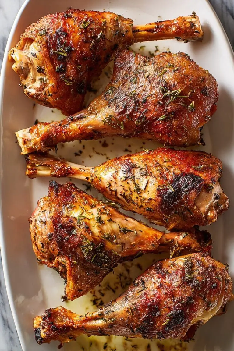 Roasted Herb-Seasoned Turkey Leg Recipe