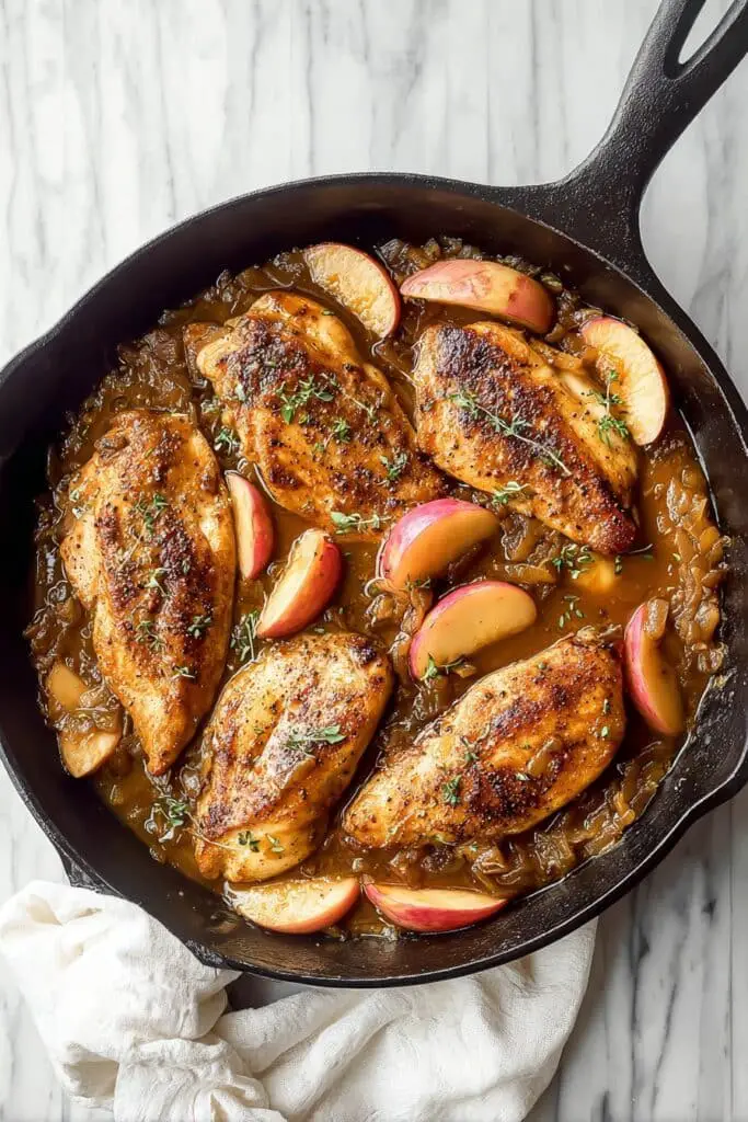 Apple Cider Chicken with Butternut Squash Recipe