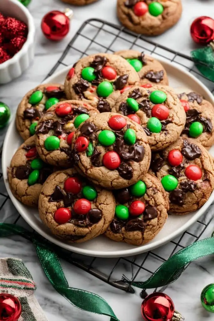 Christmas M&M Cookie Recipe