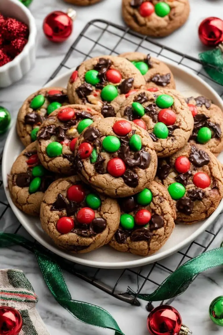 Christmas M&M Cookie Recipe