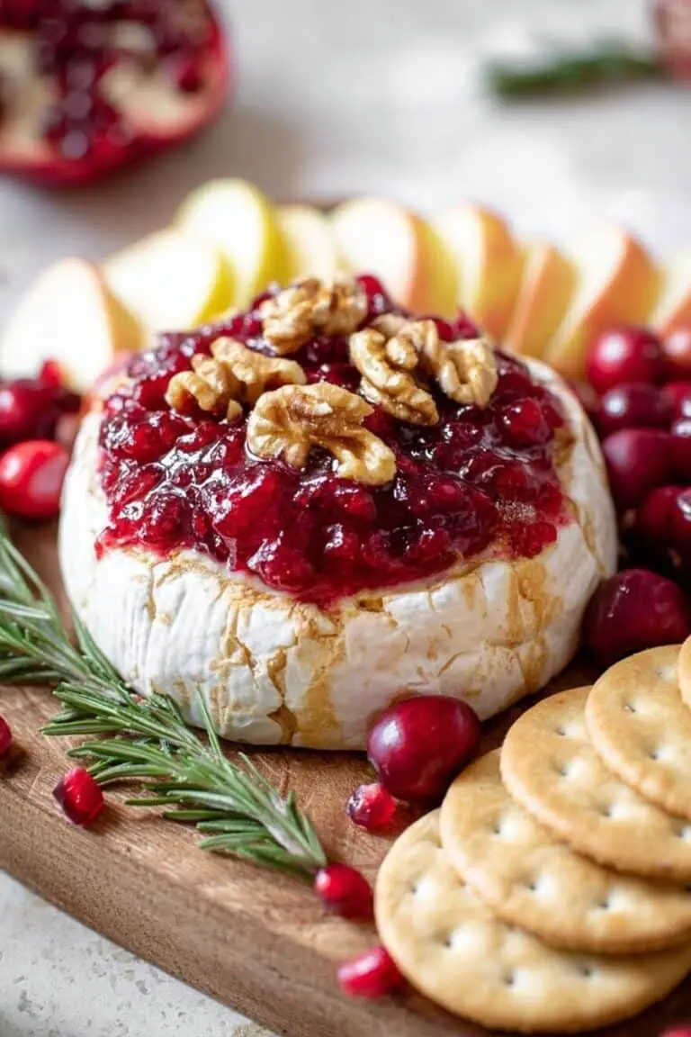 Cranberry Baked Brie Appetizer Recipe