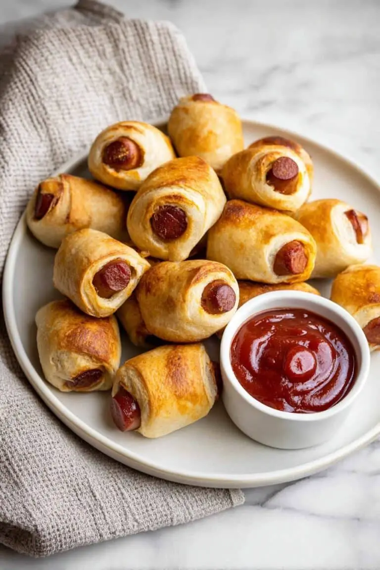 Cheddar Hot Dog Pigs in a Blanket Recipe