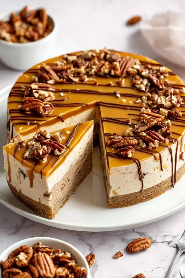 Decadent Turtle Cheesecake Recipe