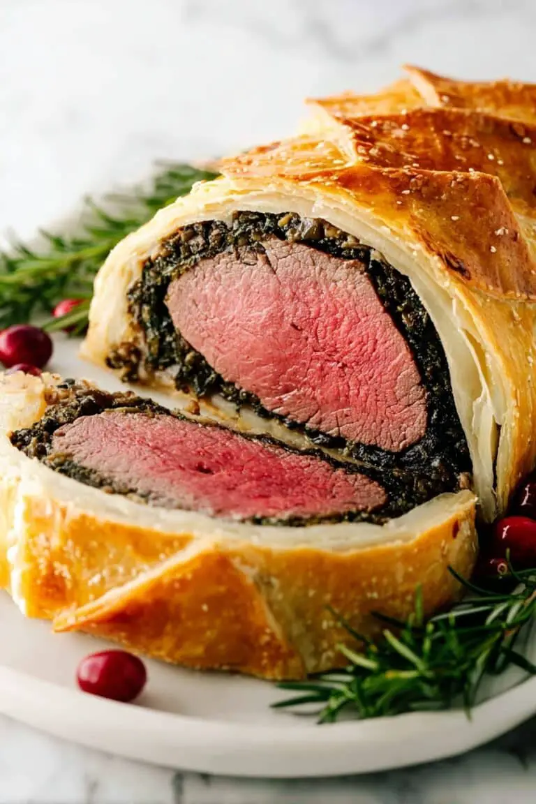 Beef Wellington Recipe with Mushroom Duxelles Recipe