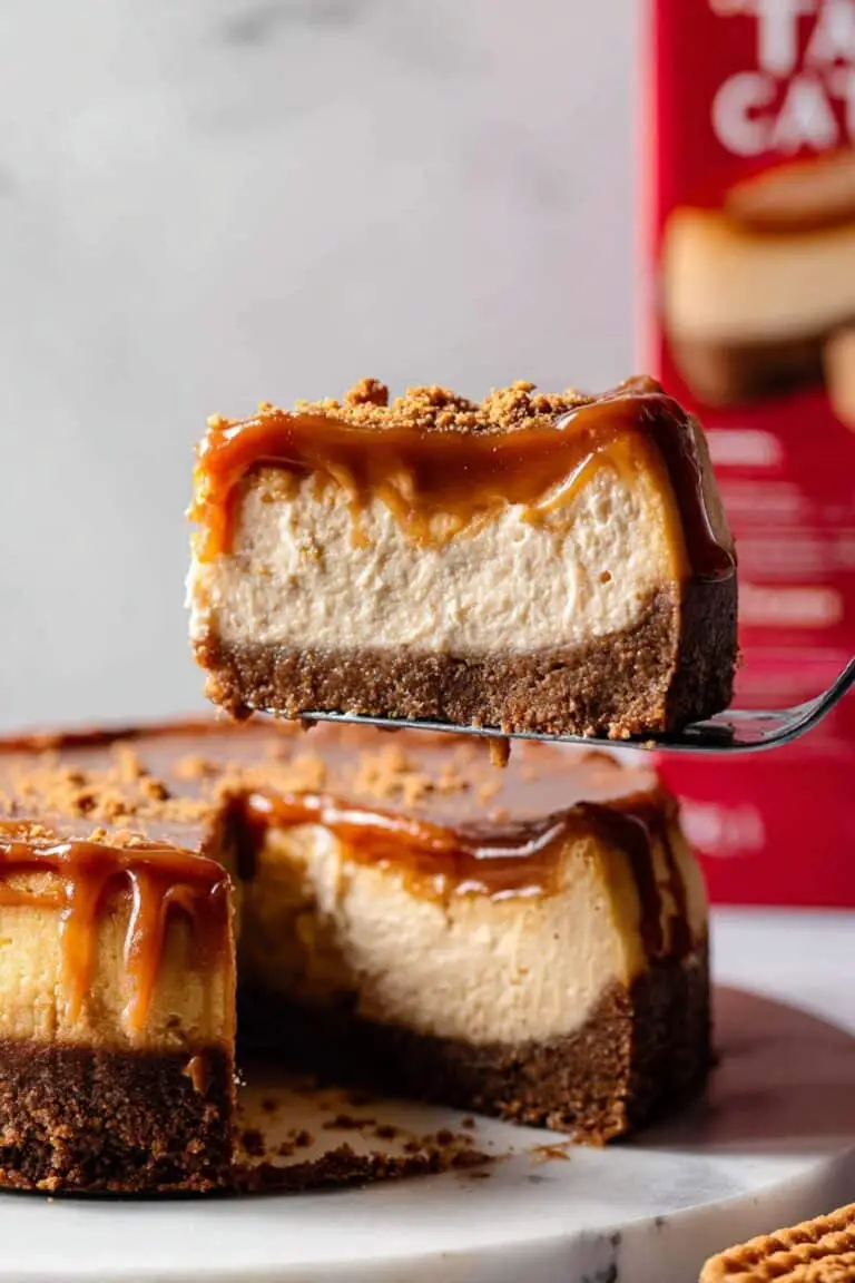 Gingerbread Cheesecake with Salted Caramel Recipe
