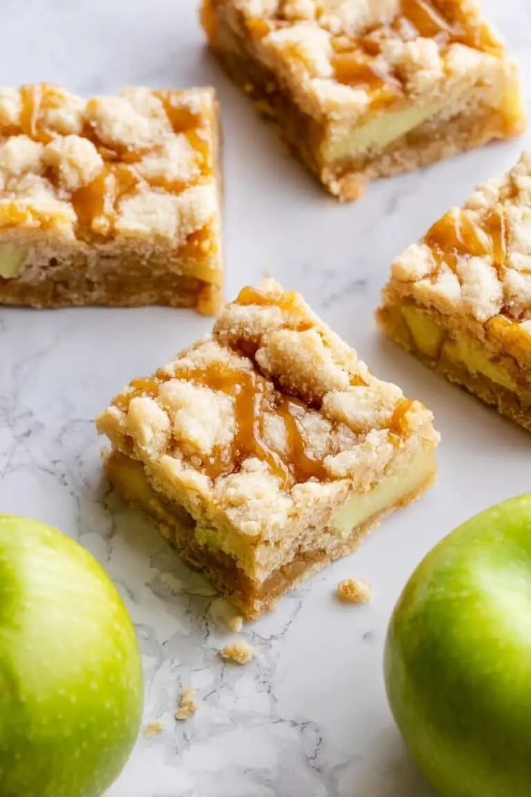 Salted Caramel Apple Bars Recipe