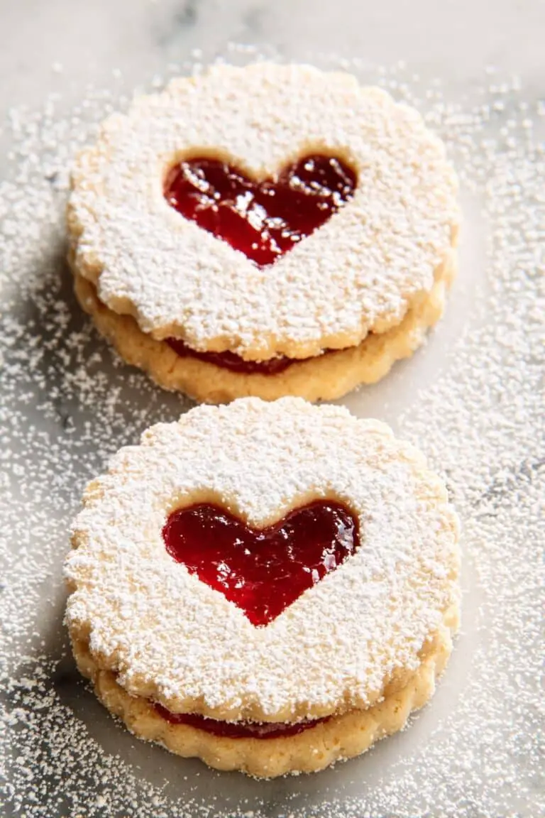 Easy Almond Linzer Cookies with Raspberry Jam Recipe