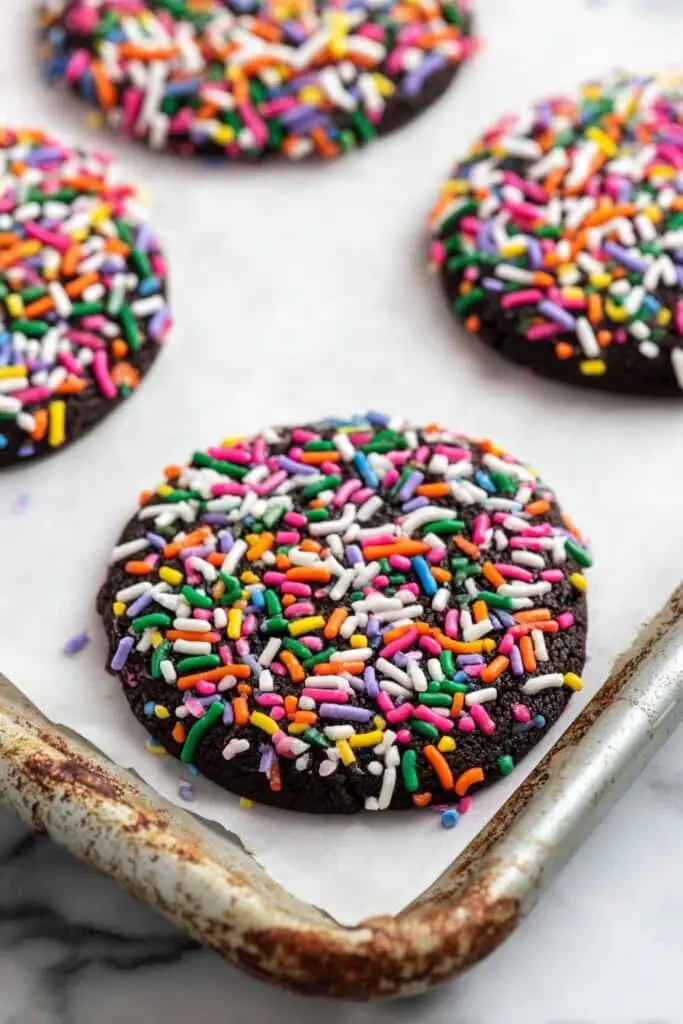 Chocolate Sprinkle Cookies Recipe
