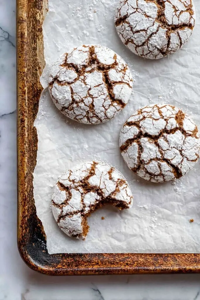 Molasses Crinkle Cookies Recipe