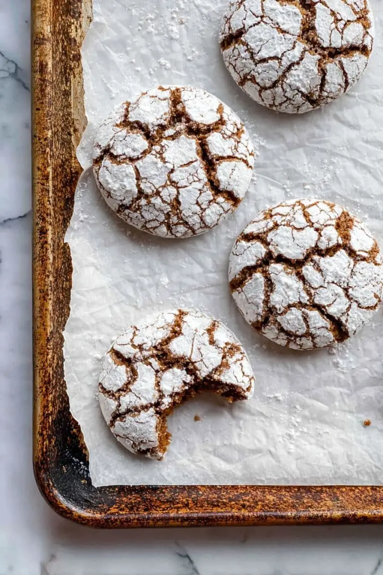 Molasses Crinkle Cookies Recipe