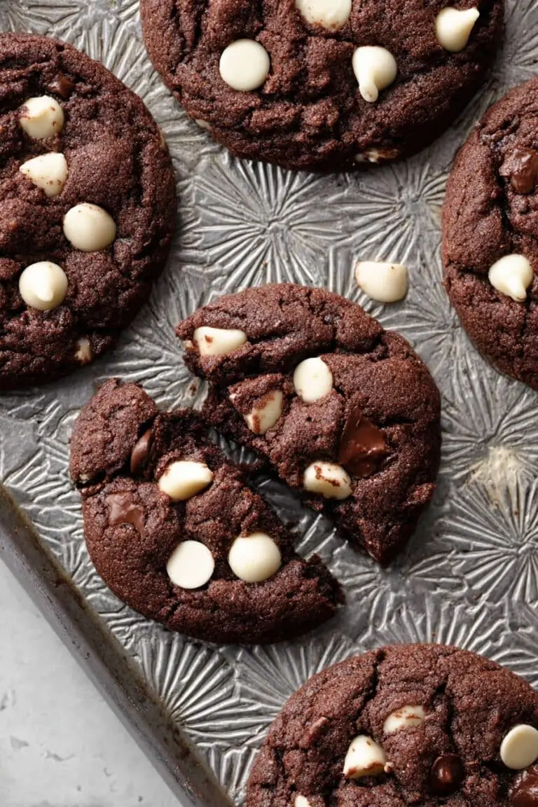 Double Chocolate White Chip Cookies Recipe