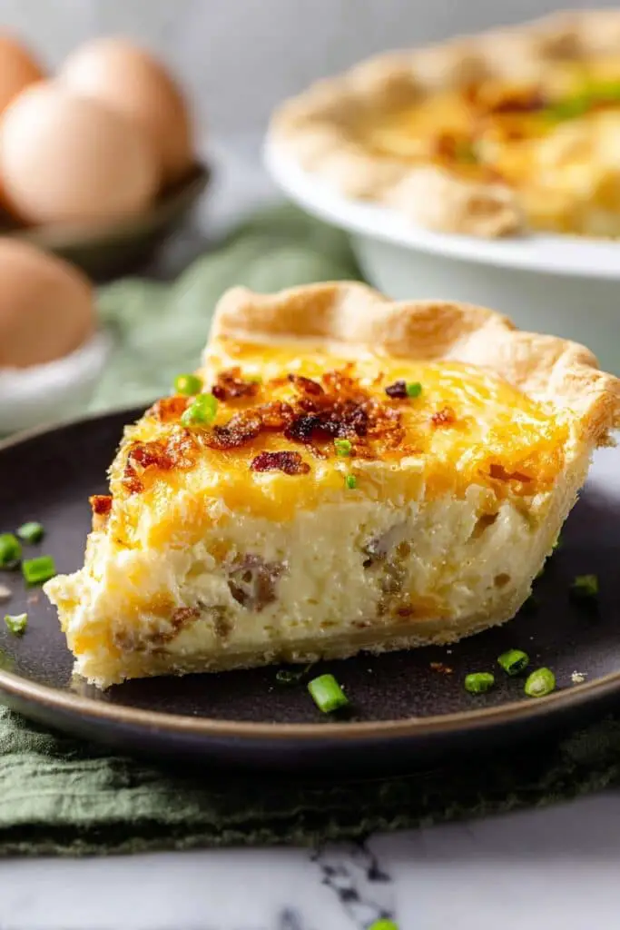 Cowboy Bacon Onion Quiche Recipe