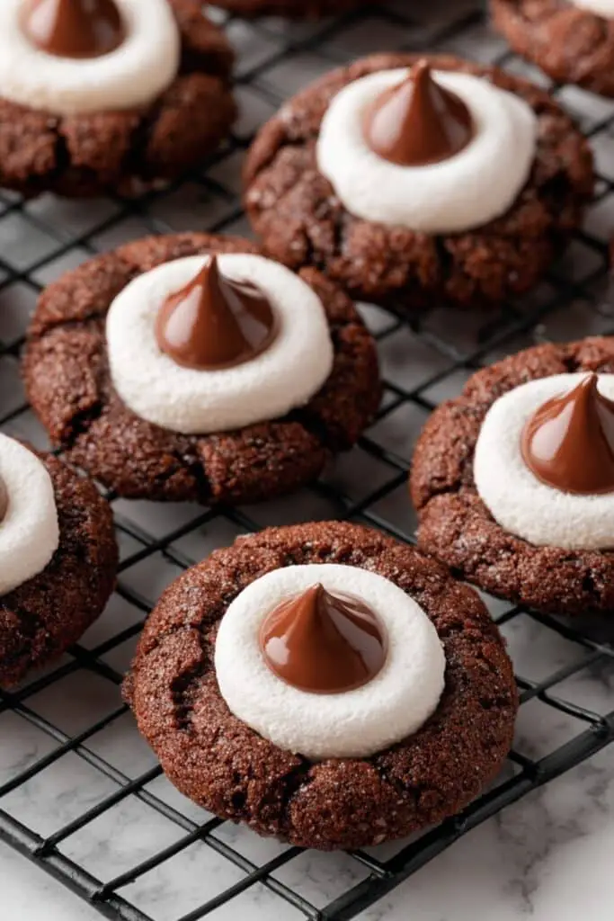 Hot Cocoa Cookie Blossoms Recipe