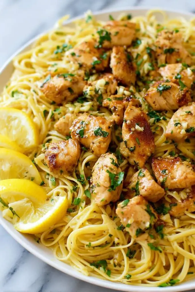 Chicken Scampi with Wine and Lemon Recipe