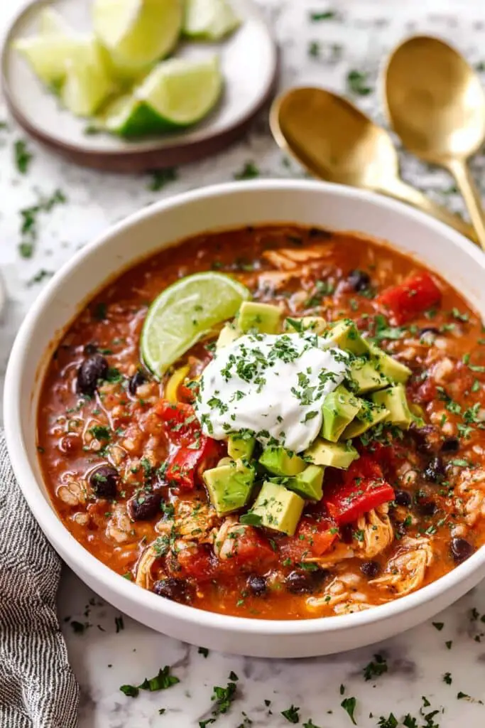 Chicken Tomato Rice Soup Recipe