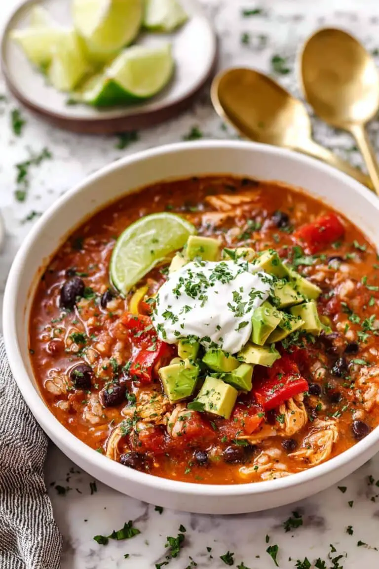 Chicken Tomato Rice Soup Recipe