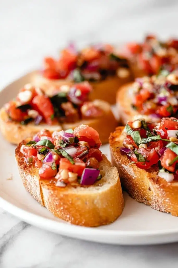 Tomato Bruschetta with Balsamic Glaze Recipe