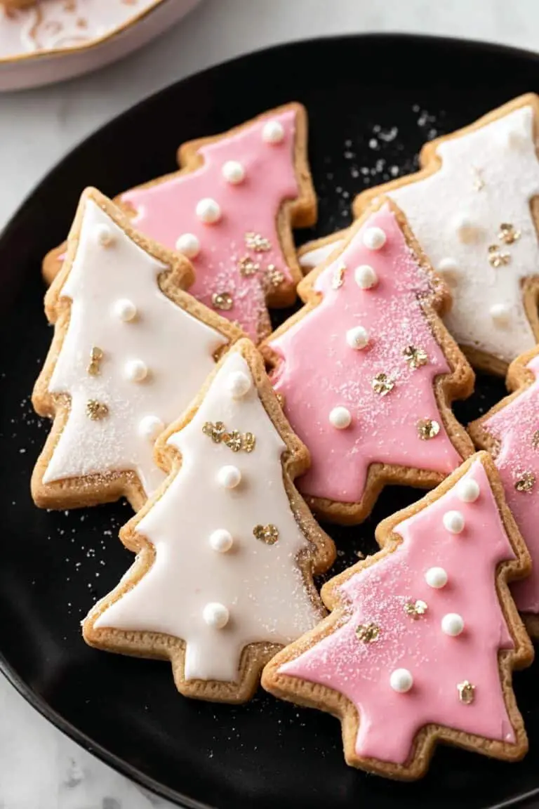 Christmas Tree Sugar Cookies with Frosting Recipe