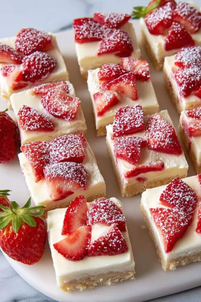 Strawberry Cheesecake Slice Recipe
