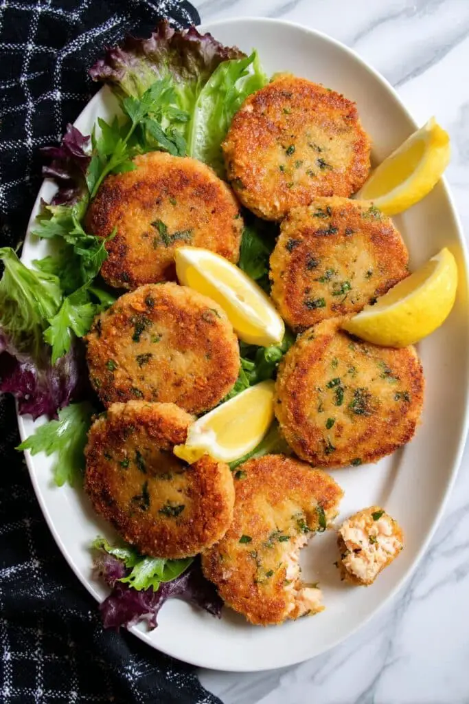 Easy Salmon Patties with Lemon Recipe