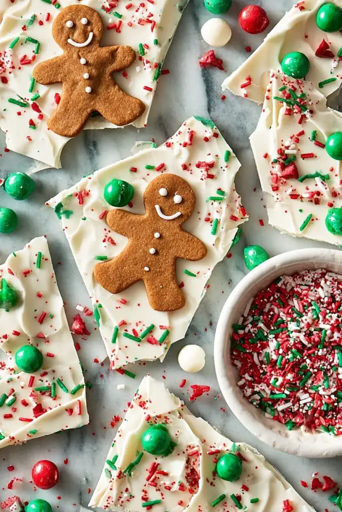 Gingerbread Chocolate Bark Recipe