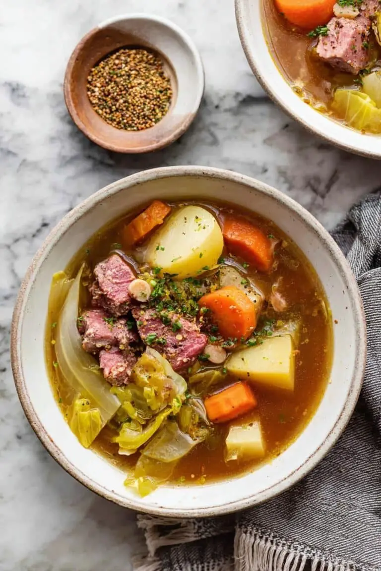 Slow Cooker Corned Beef and Cabbage Stew Recipe